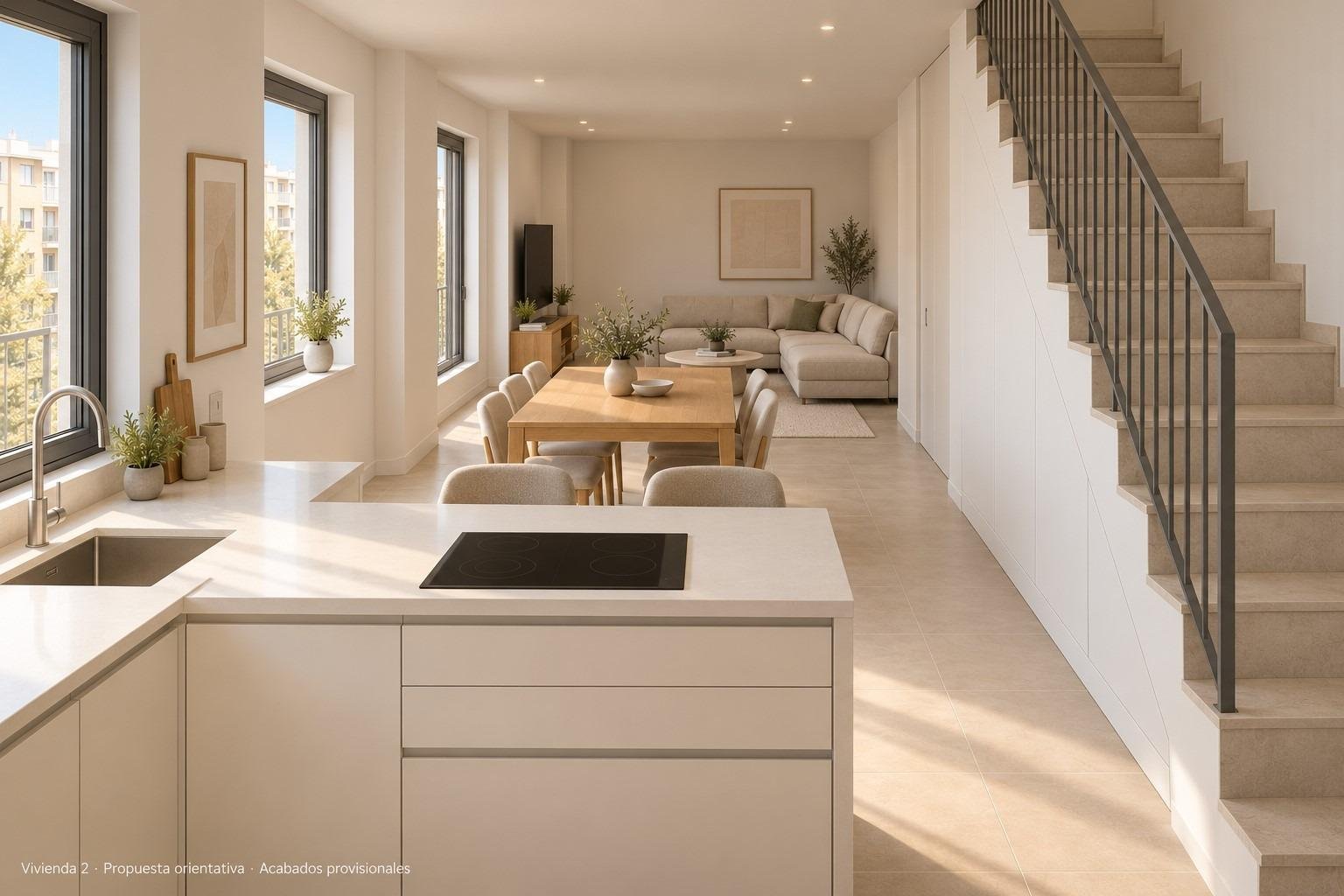 Ático triplex con Terraza Privada de 54 m2 en Nueva Promoción Exclusiva en Inca